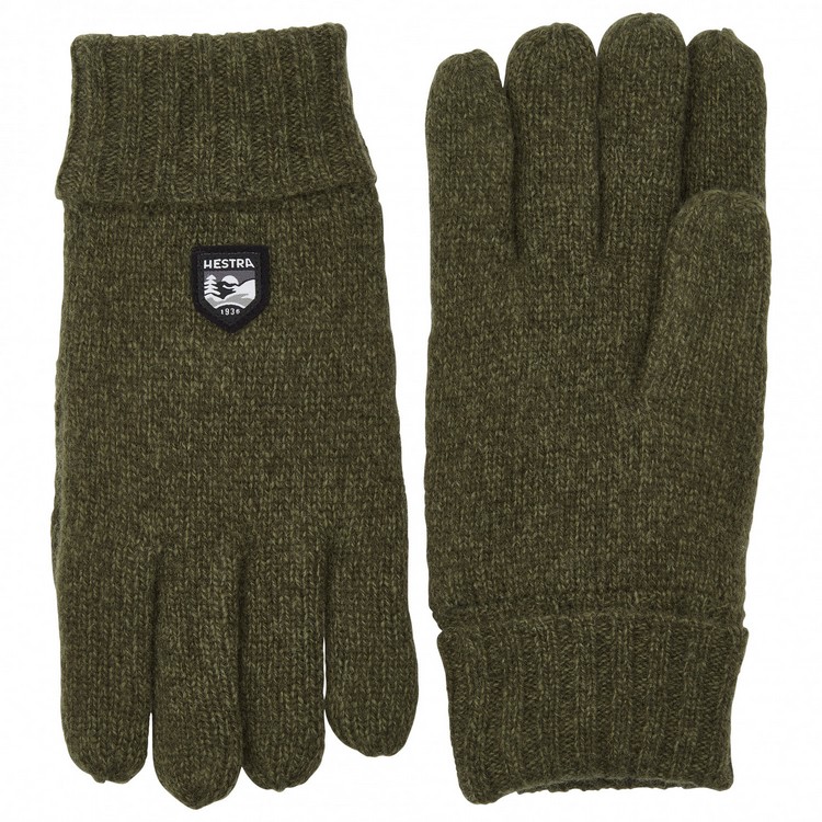 Hestra "Basic Wool Glove" - olive