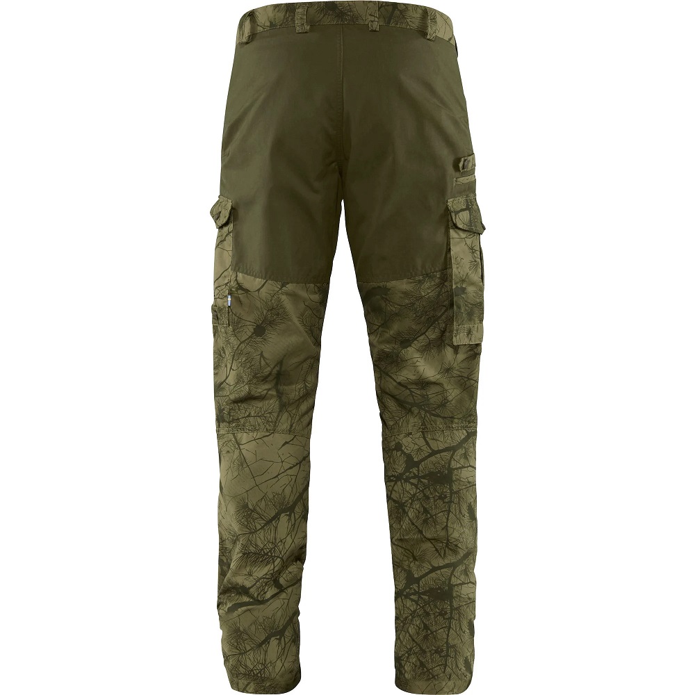 Fjällräven "Barents Pro Hunting Trousers M" - green camo/deep forest